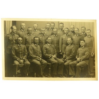 Groepsfoto van Wehrmacht Infanterieën in Parade-uniformen. Espenlaub militaria